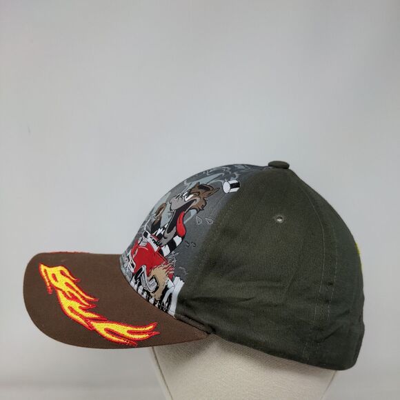No Boundaries On The Run Flame Slideback Hat Multi OSFA Embroidered - Picture 3 of 8